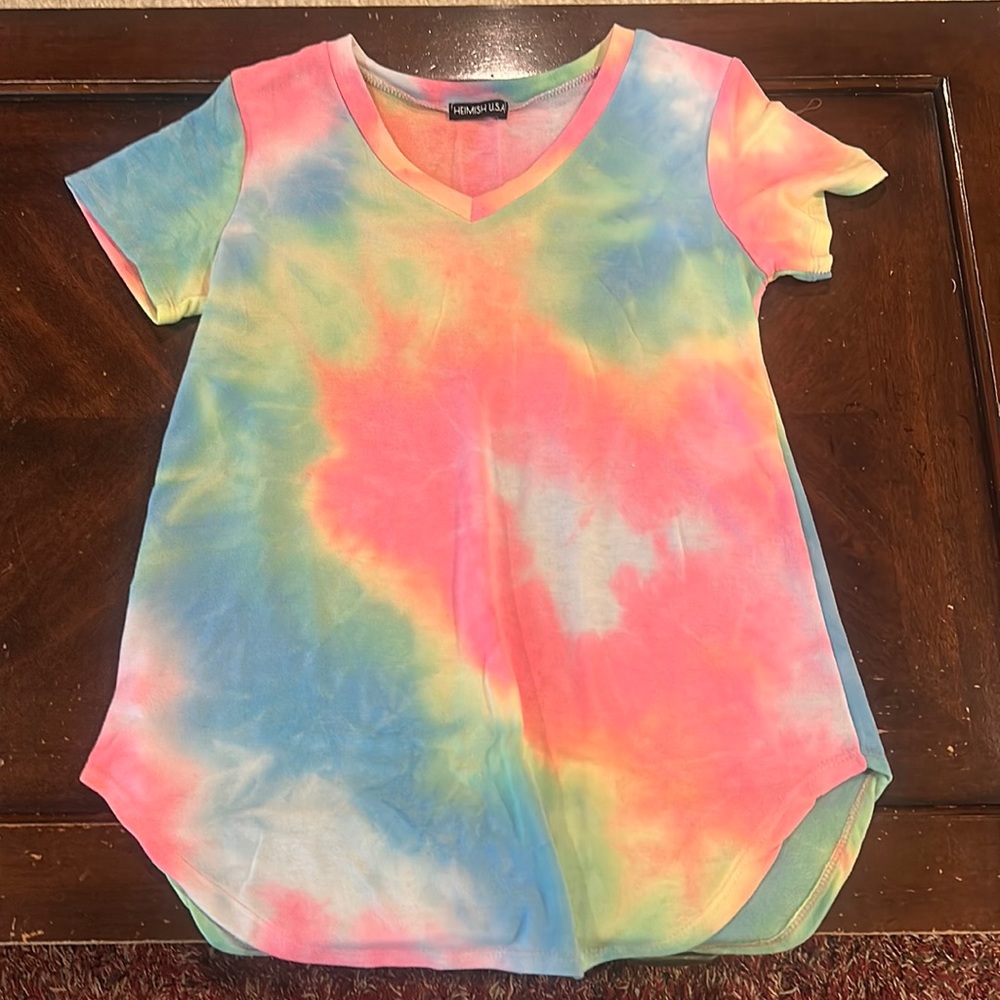 Heimish USA Tie Dye tee; Size M